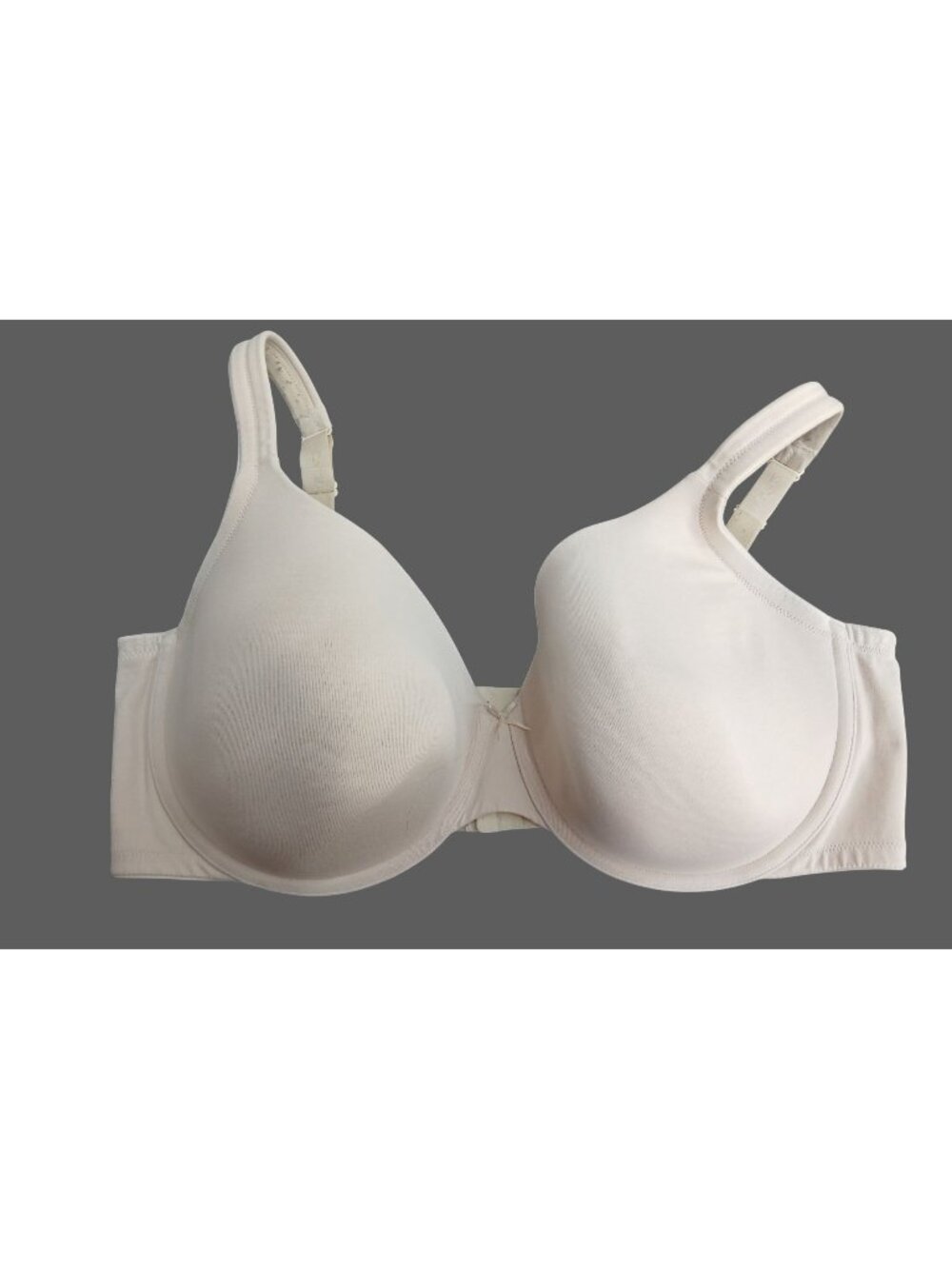 Cacique Light Beige Padded Underwire Bra Size 46DDD Adjustable Straps T Shirt